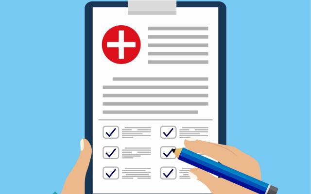 Illustratie van een klembord.