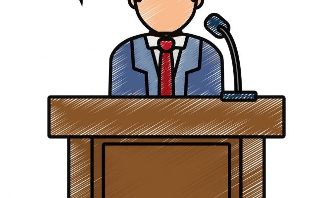 Illustratie van een persoon in rechtbank. Er staat een gespreksballon bij: 'Ja, maar...'