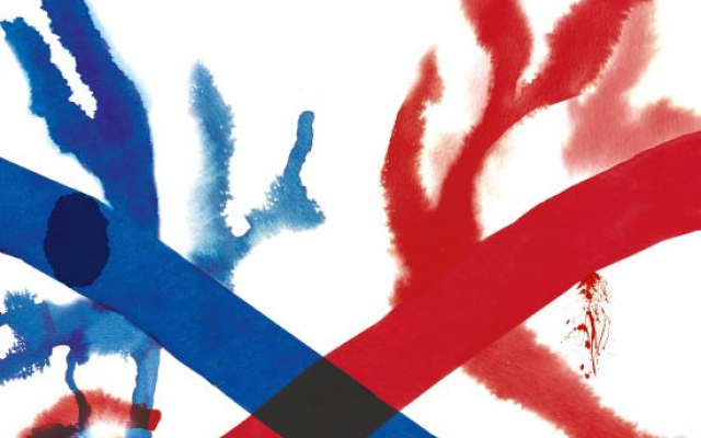 Cover van het proefschrift "Finding a new balance: from vitamin K antagonist to direct oral anticoagulants".