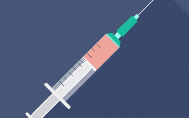 Illustratie van een injectienaald.