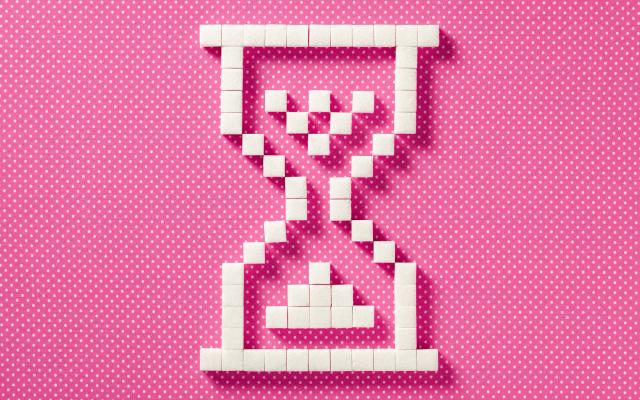 Illustratie van een zandloper