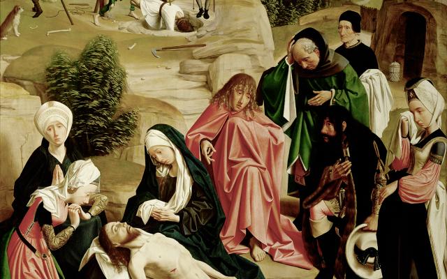 Foto: ‘De bewening van Christus’, door Geertgen tot Sint Jans.