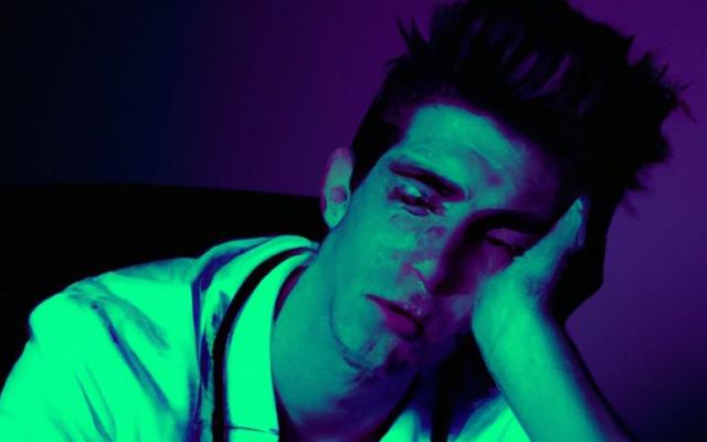 Foto van een vermoeide arts