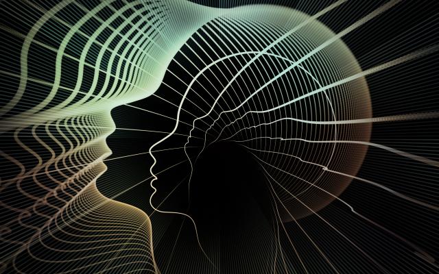 Illustratie van een gezicht en profile