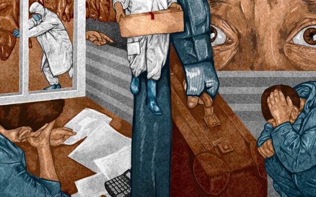 Illustratie van goedkope arbeid