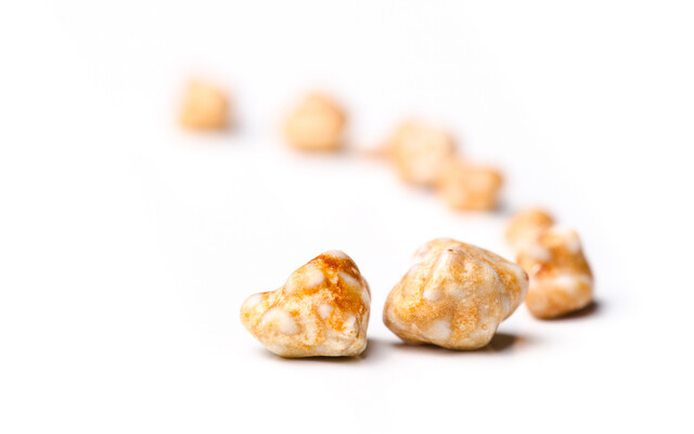 een rijtje galstenen