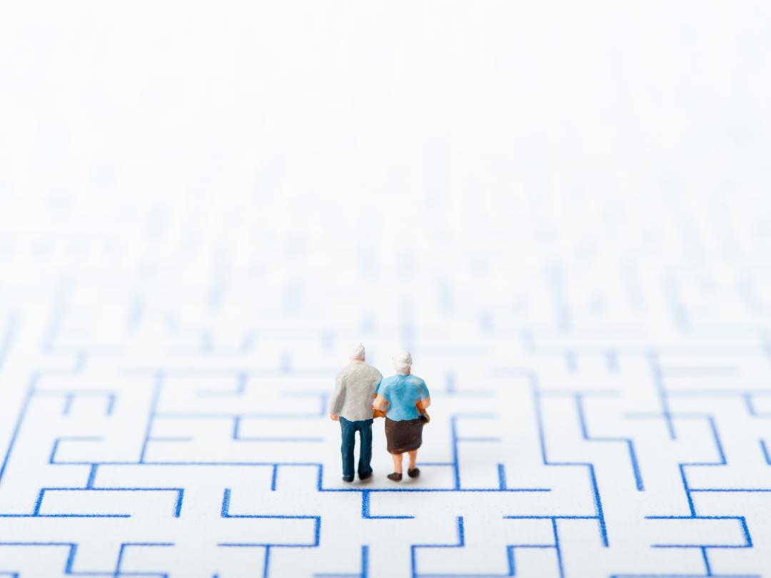 Koppel loopt op vervagende vloer