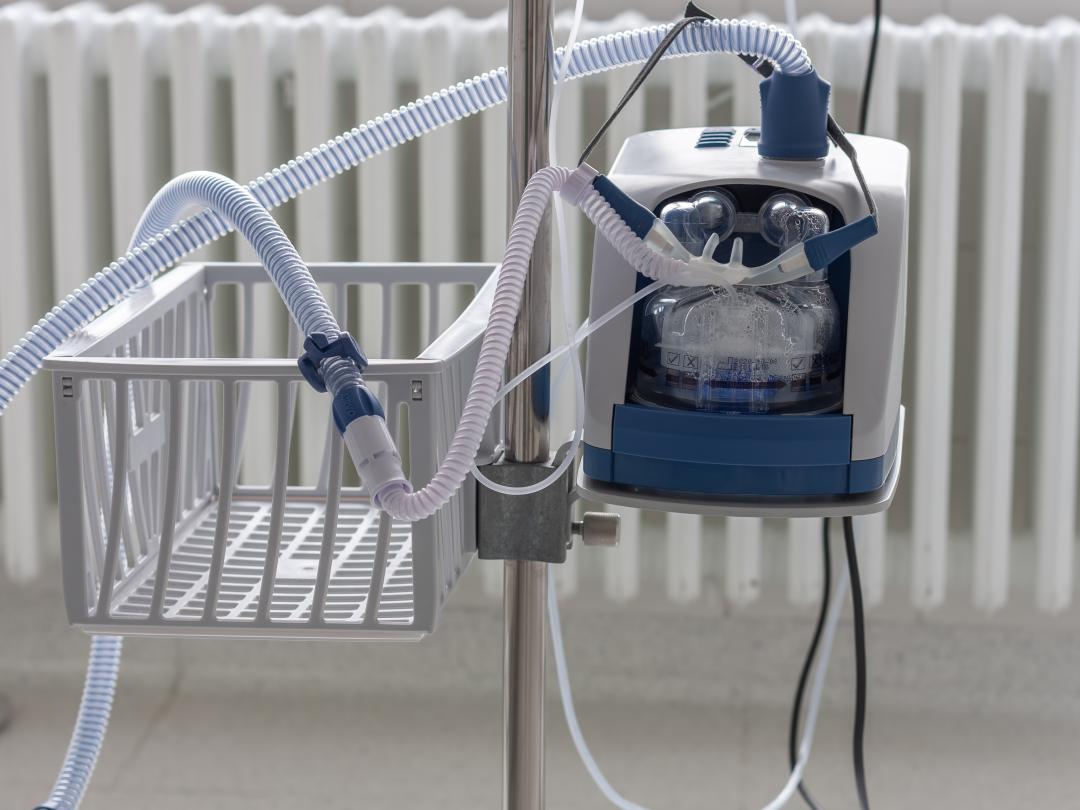 Een zuurstofapparaat.