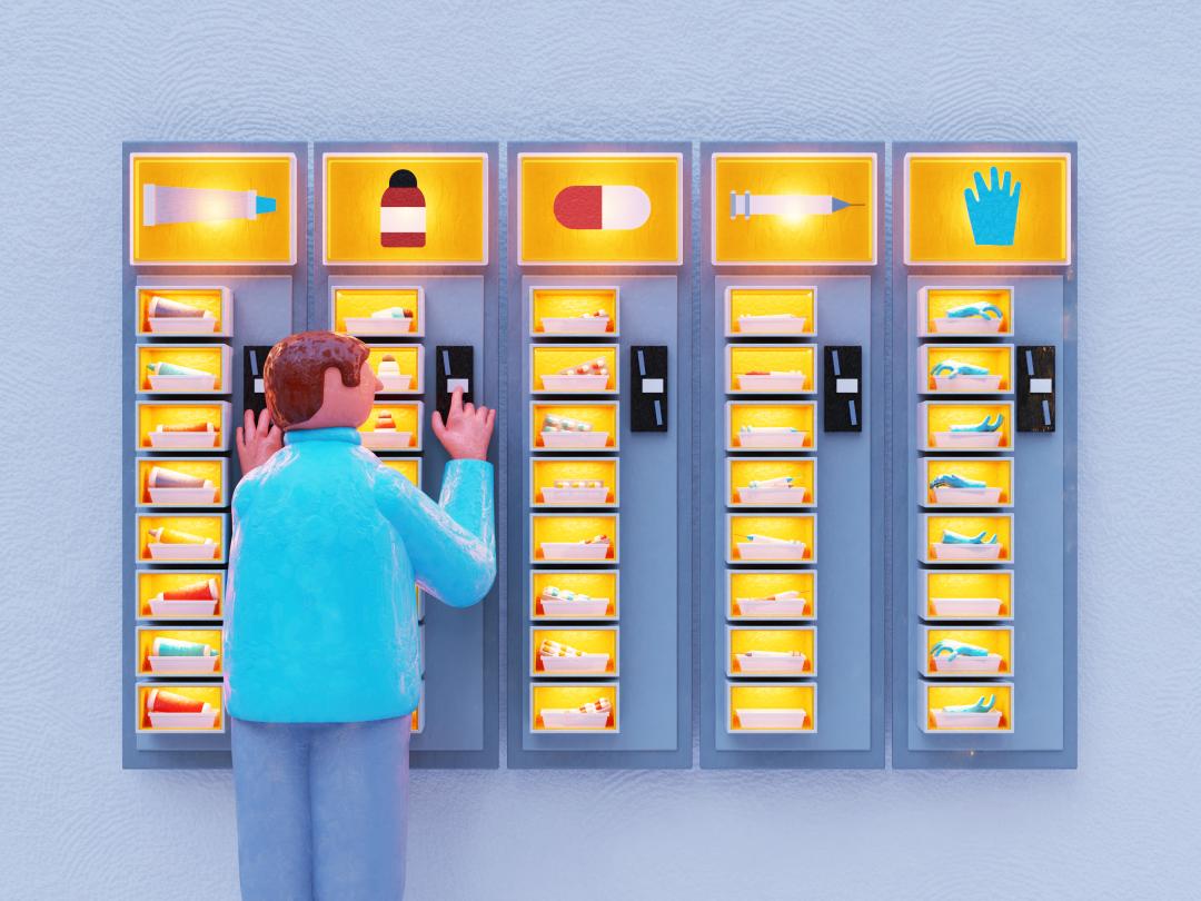 Een automatiek voor medicijnen