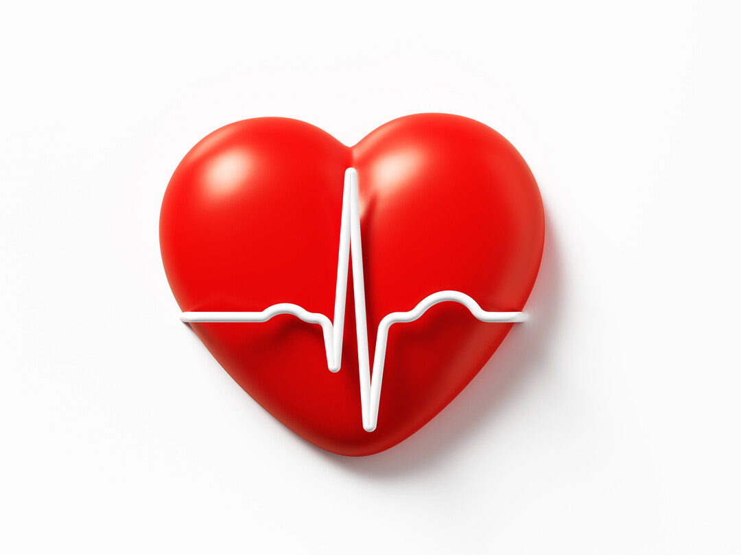 een hart met hartritme