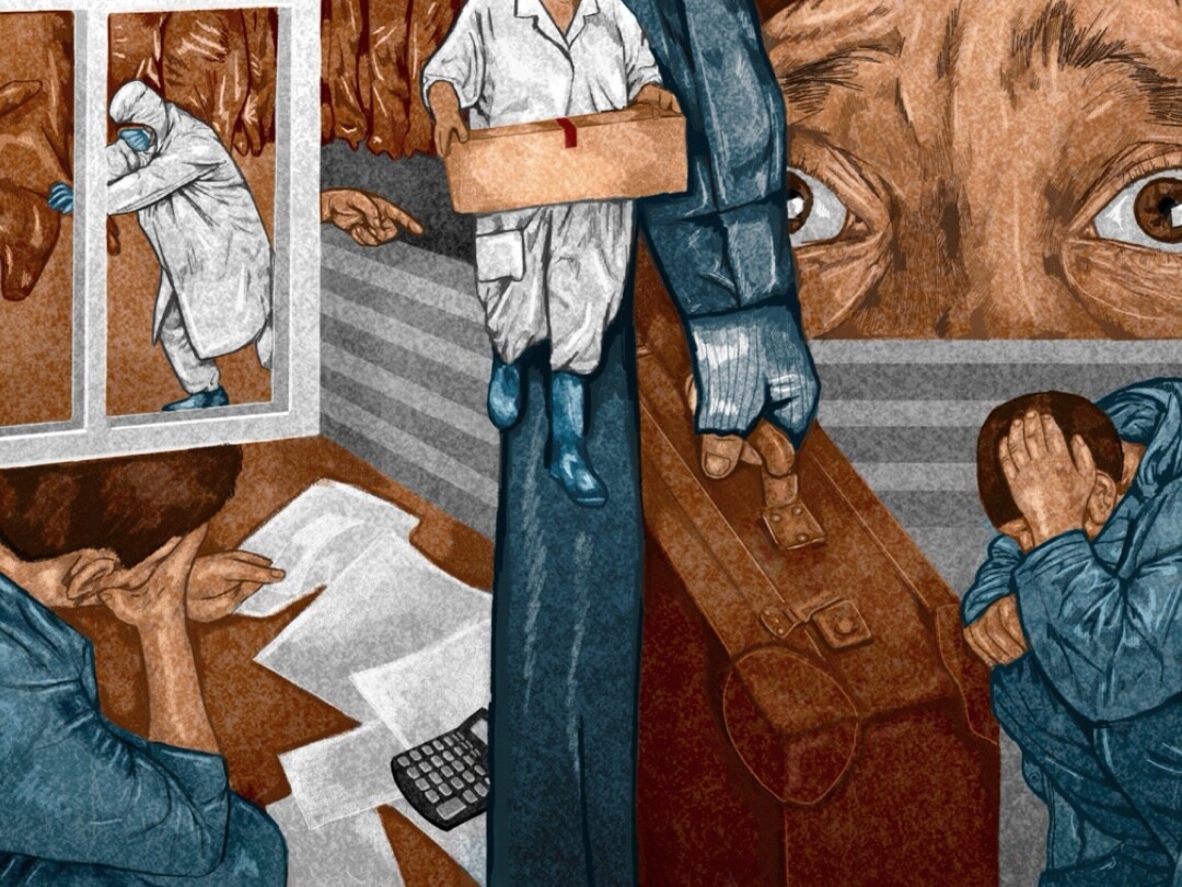 Illustratie van goedkope arbeid