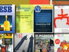 Cover van "Het professionele tijdschrift in de transitie van de Nederlandse maatschappij, 1850-2020. Wekelijkse informatie uit wetenschap en beroepspraktijk."