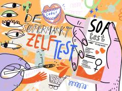 Illustratie van SOA-tests in de supermarkt