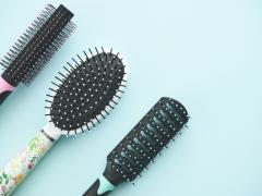 Verschillende haarborstels