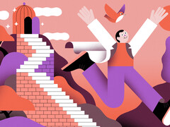 Iemand die wegrent van papieren