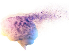 Illustratie van vervliegende hersenen