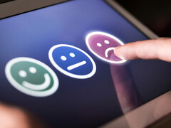 Scherm tevredenheidssmileys